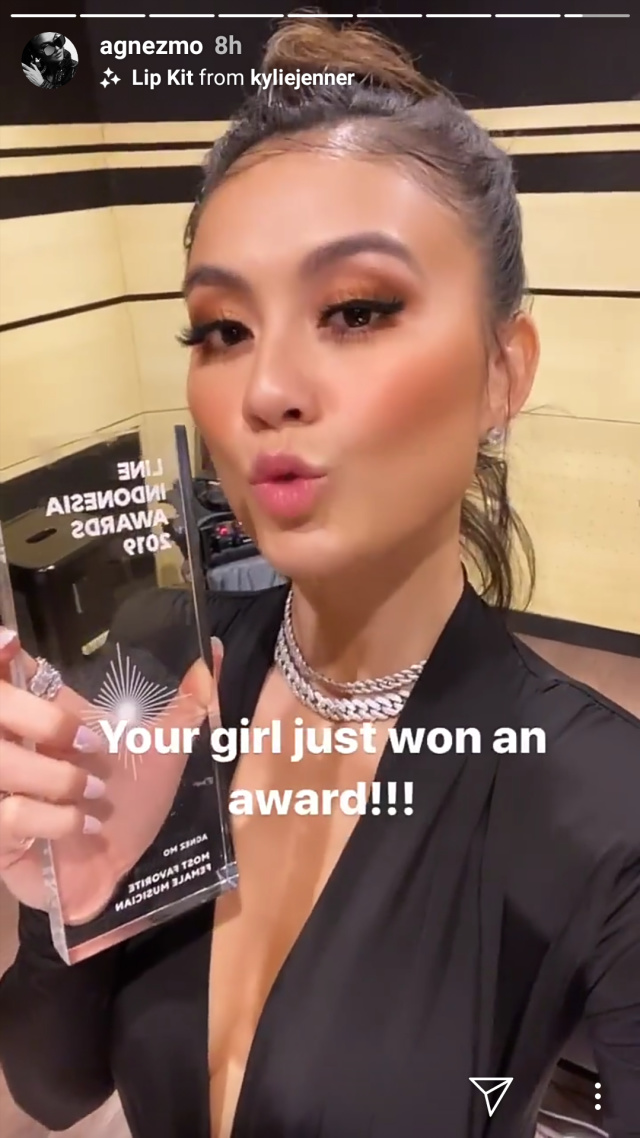 Usai Dirawat di Rumah Sakit Agnez Mo Hadiri Line 