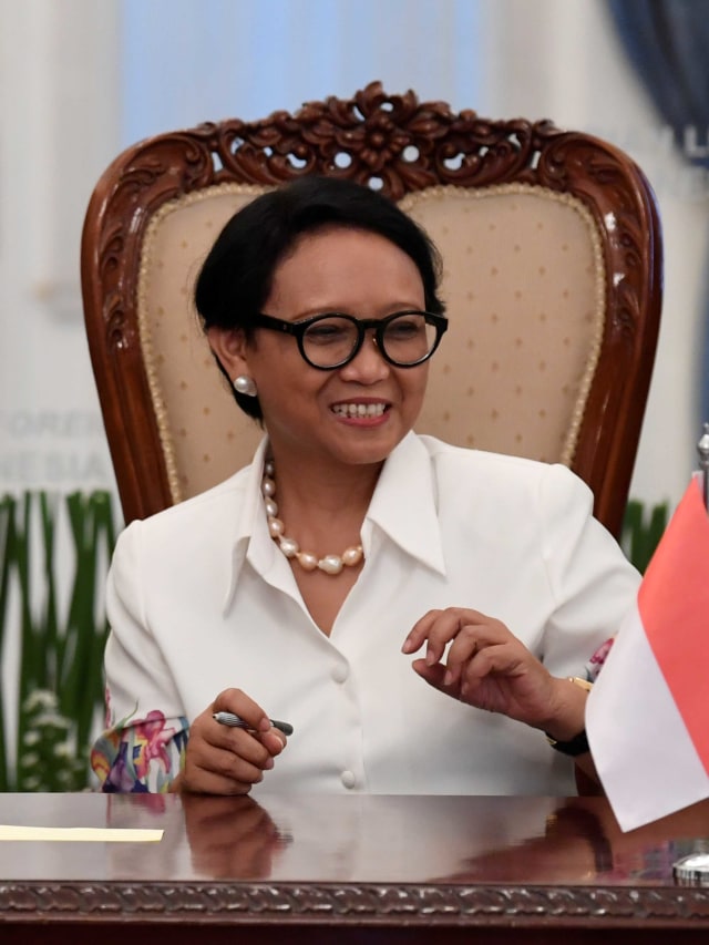 Menteri Luar Negeri, Retno Marsudi. Foto: ANTARA FOTO/Puspa Perwitasari