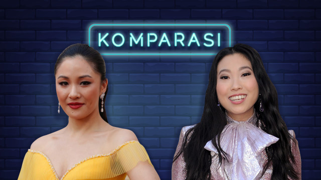 Constance Wu dan Awkwafina foto: infografik:Maulana Saputra /kumparan