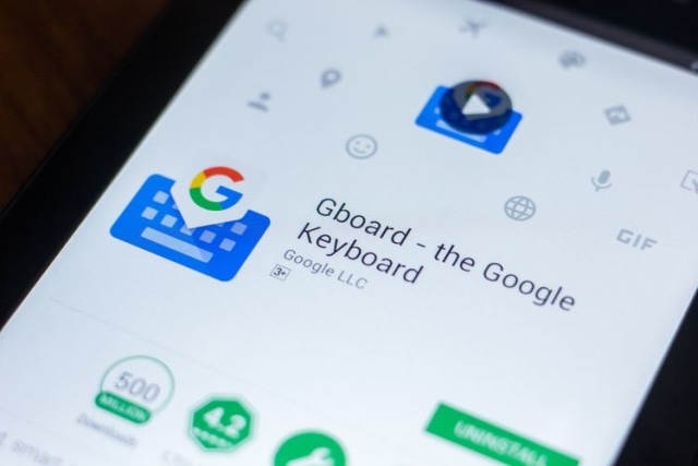 Keyboard virtual Gboard. Foto: Shutterstock