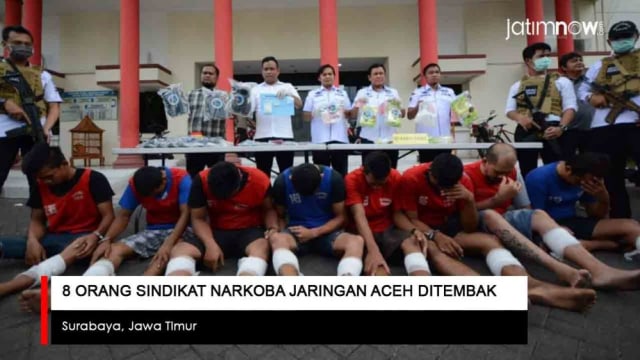 Video: 8 Orang Sindikat Narkoba Jaringan Aceh Ditembak