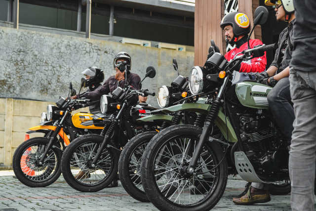 Kawasaki W175 TR. Foto: Bangkit Jaya Putra/kumparan
