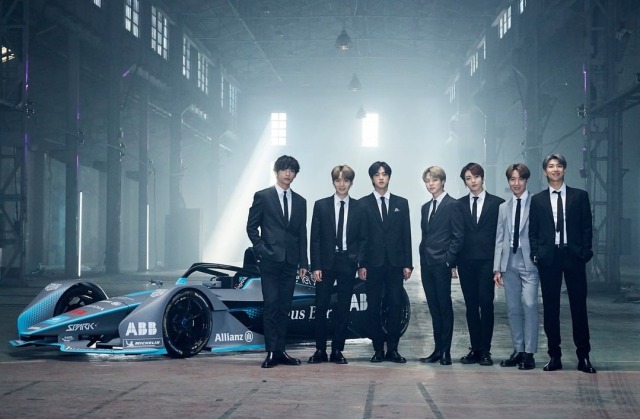 BTS jadi global ambassador Formula E. Foto: Instagram/fiaformulae