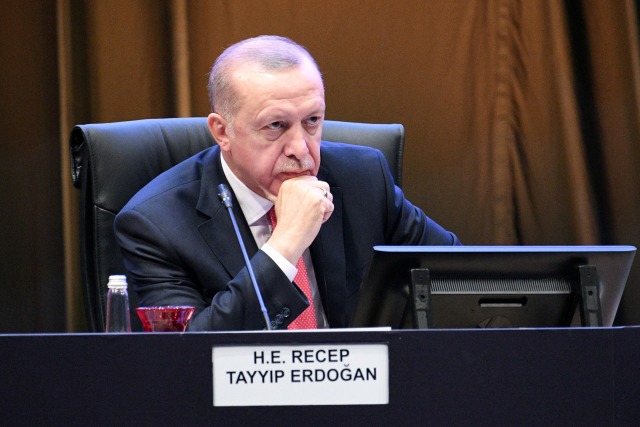 Presiden Turki, Recep Tayyip Erdogan di acara KTT Kuala Lumpur di Kuala Lumpur, Malaysia. Foto:  Malaysia Department of Information/Handout via REUTERS