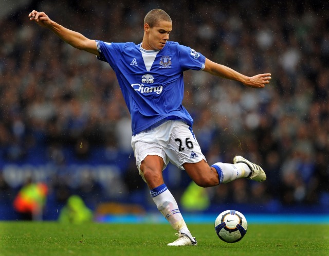 Jack Rodwell saat berkostum Everton. Foto: AFP/PAUL ELLIS