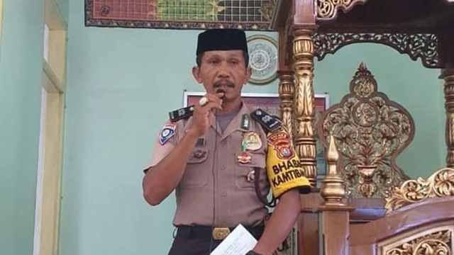 Bhabinkamtibmas Polres Majene, Aiptu Ismail. Foto: Dok. Istimewa