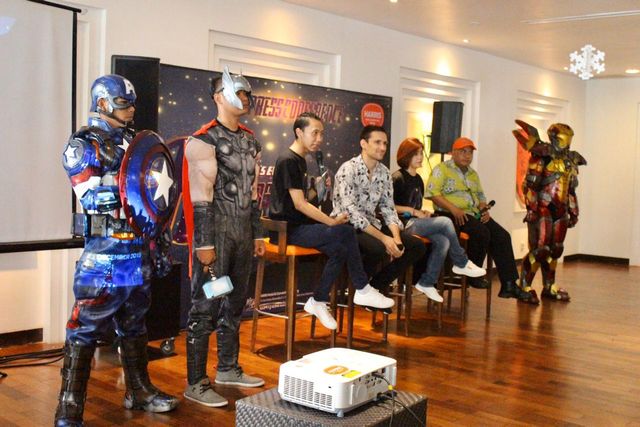 Captain America, Thor, dan Iron Man bakal meramaikan suasana di Harris Hotel & Convention Malang pada pergantian akhir tahun nanti. (Foto: Dokumen)