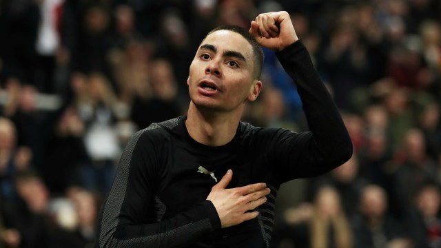 Miguel Almiron menjawab keraguan. Foto: Action Images via Reuters/Lee Smith