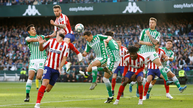 Laga Real Betis vs Atletico Madrid Foto: REUTERS/Marcelo del Pozo