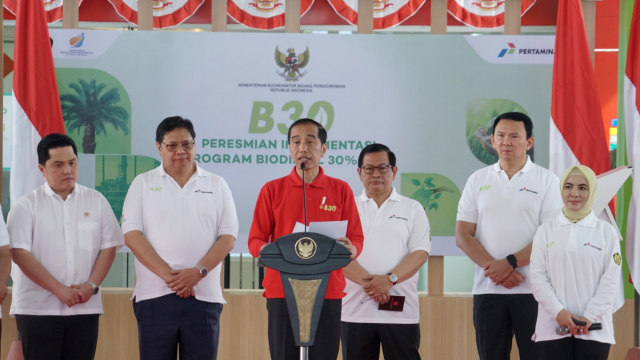 Jokowi resmikan Implementasi Program B30