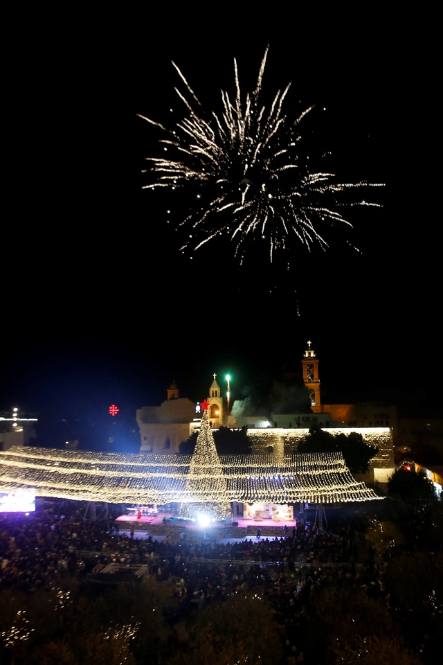 Manger Square di Bethlehem. Foto: REUTERS/Mussa Qawasma