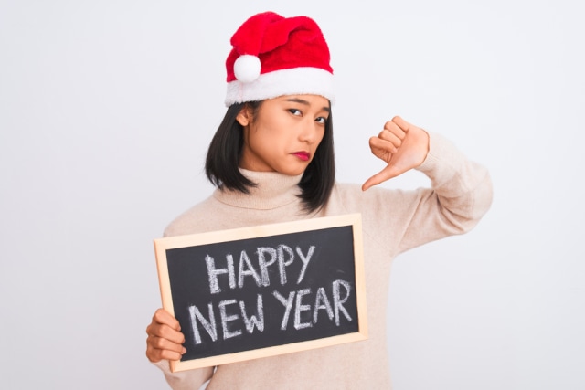 com-Ilustrasi orang yang membenci tahun baru Foto: Shutterstock