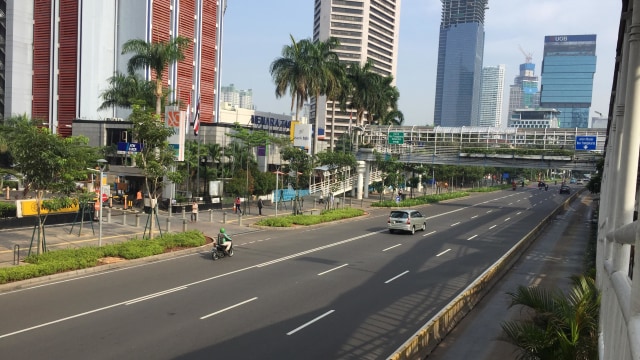 Libur Natal Dan Tahun Baru, Jalan Sudirman-Thamrin Lengang | Kumparan.com