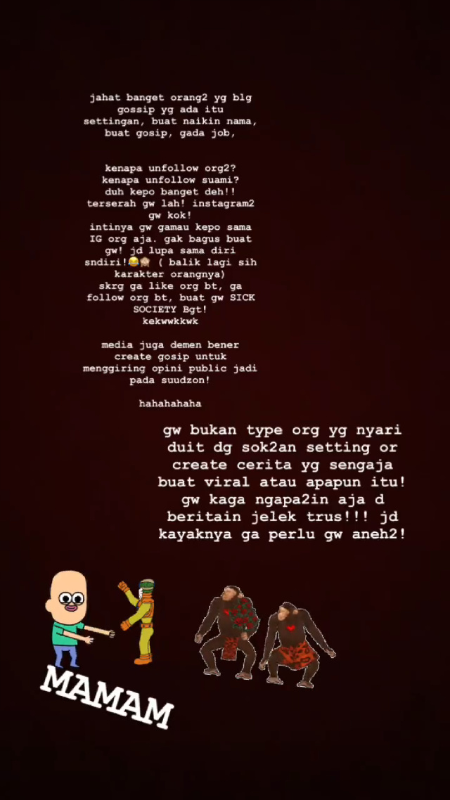 Aura Kasih Beberkan Alasan Unfollow Akun Semua Orang dan Suami (202)