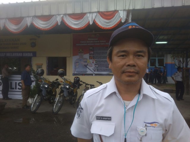 General Manager ASDP Indonesia Ferry cabang Bangka, Rudy B Hanafiah.