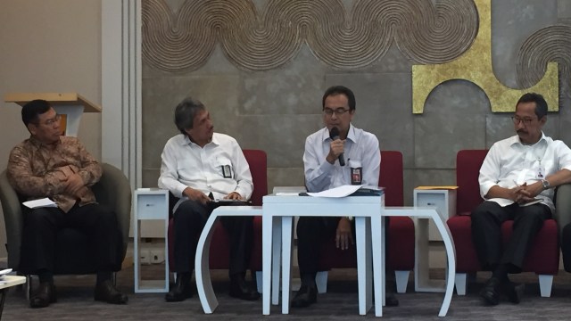 Konferensi Pers Progres Pembiayaan Perumahan TA 2019 dan Target TA 2020 di Gedung Kementerian PUPR, Jakarta, Kamis (26/12). Foto: Abdul Latif/kumparan 