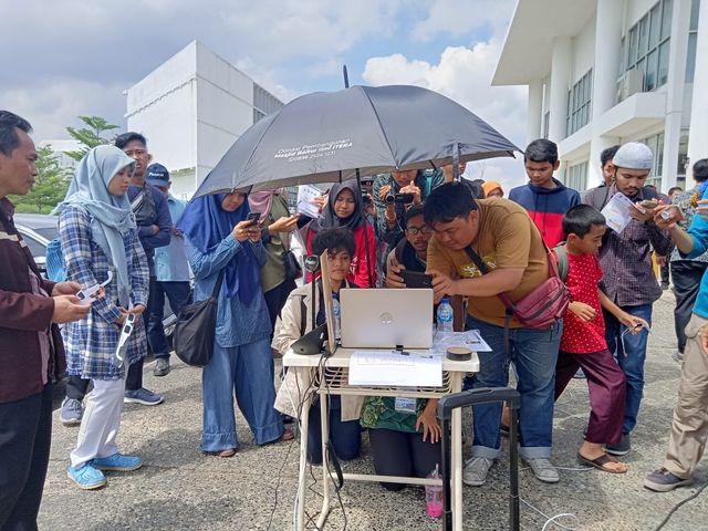 Foto: Penelitian dan Edukasi, Fenomena Gerhana Matahari dari Lampung (449)