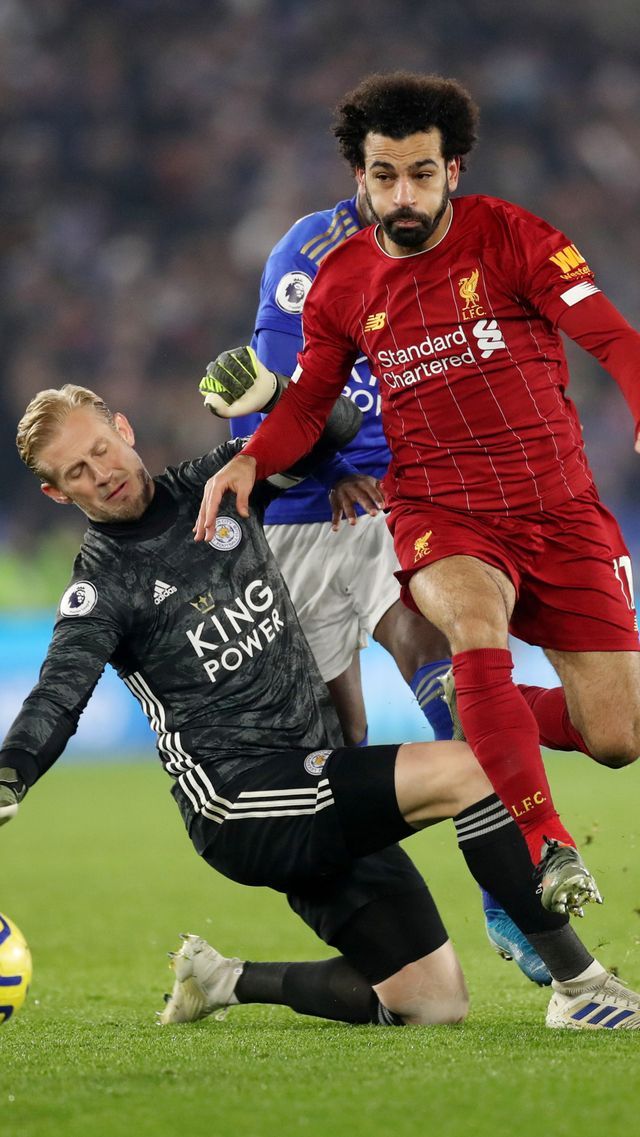 Pertandingan Premier League 2019/2020 antara Liverpool dan Leicester City.  Foto: Reuters/Carl Recine