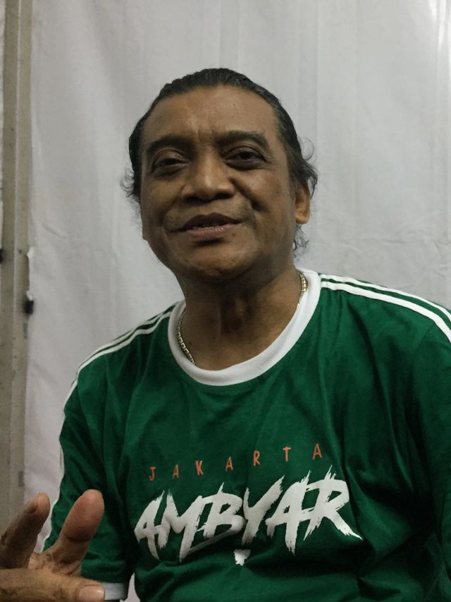 Didi Kempot usai manggung di Big Bang Jakarta 2019. Foto: Sarah Yulianti Purnama/kumparan