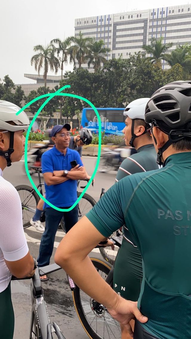 Pengemudi yang menabrak 7 pesepeda di Jalan Sudirman. Foto: Dok. Istimewa