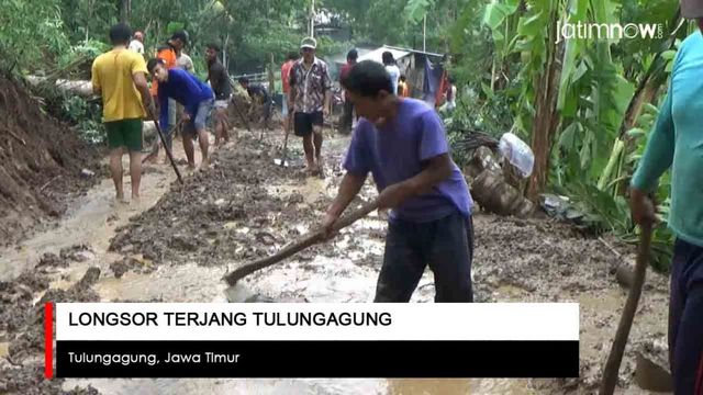 Video: Longsor Terjang Dua Desa di Tulungagung