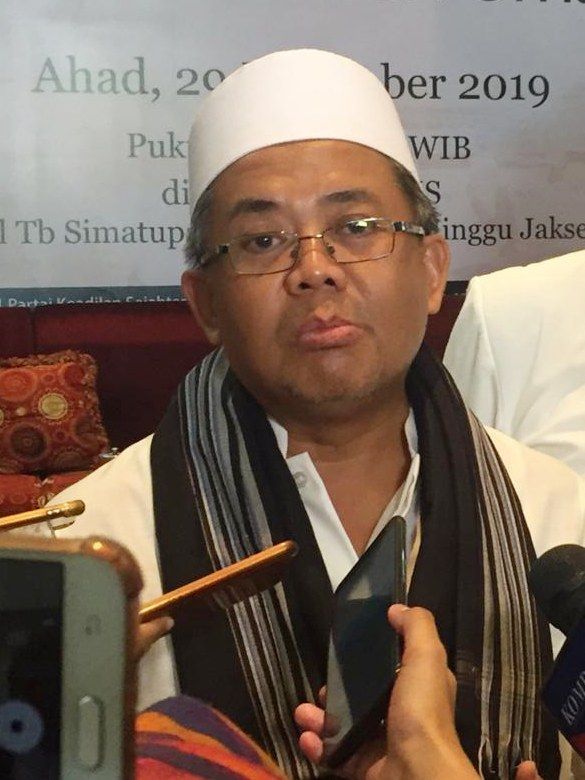 Presiden PKS Sohibul Iman di Maulid Nabi.  Foto: Rafyq Panjaitan/kumparan 