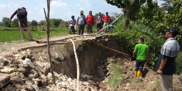 BPBD Bojonegoro Kaji Cepat Bencana Longsor di Desa Butoh