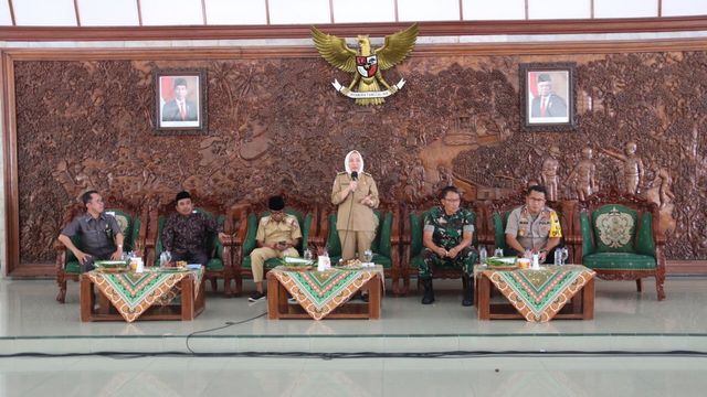 Refleksi Pelaksanaan Pembangunan Kabupaten Bojonegoro Tahun 2019, di Pendapa Malowopati Pemkab Bojonegoro. Senin (30/12/2019)