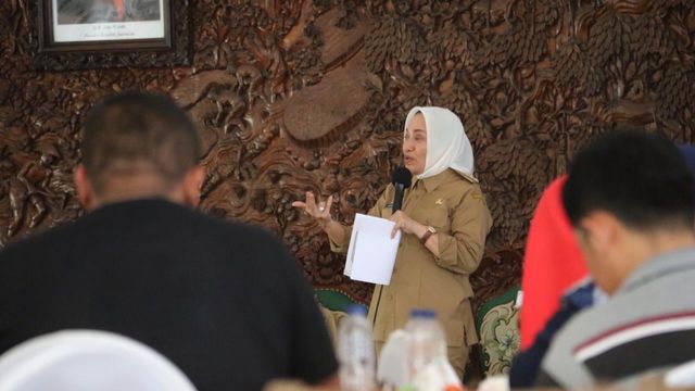 Refleksi Pelaksanaan Pembangunan Kabupaten Bojonegoro Tahun 2019, di Pendapa Malowopati Pemkab Bojonegoro. Senin (30/12/2019)