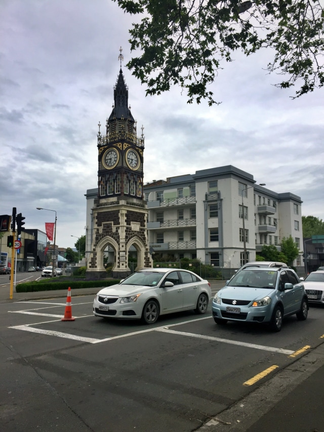 Bangunan bergaya klasik di Christchurch, Selandia Baru