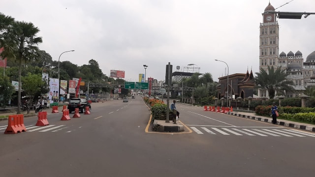 Suasana Simpang Gadong menuju jalur Puncak, Bogor, jelang tahun baru 2020, Selasa (31/12). Foto: Dok. Istimewa