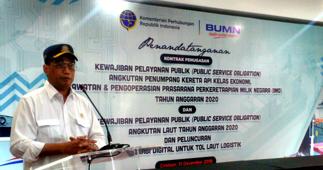 Menteri Perhubungan Budi Karya Sumadi. (Juan)