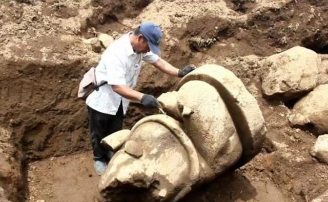 Temuan arca Ganesha di Desa Dieng Wetan, kecamatan Kejajar, Kabupaten Wonosobo akan segera ditindaklanjuti oleh BPCB Jateng. Foto: ari.