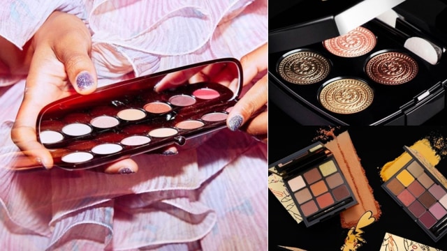 12 pilihan eyeshadow yang masuk dalam daftar trend highlight kumparanWOMAN. Foto: dok. Marc Jacobs, Chanel Beauty, Shu Uemura