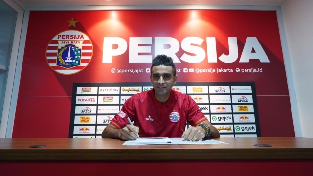 Otavio Dutra resmi jadi pemain baru Persija Jakarta. Foto: Dok. Persija Jakarta