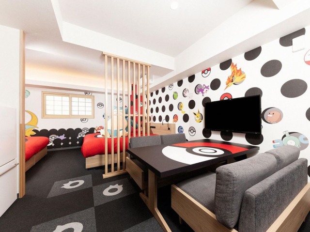 Kamar bernuansa Pokemon di Mimaru Hotels Foto: Instagram/Apartment Hotel Mimaru