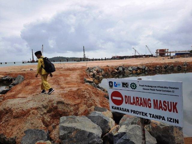 Lokasi proyek Gurindam 12 di Tepi Laut Tanjungpinang. (Foto: Sutana/batamnews)