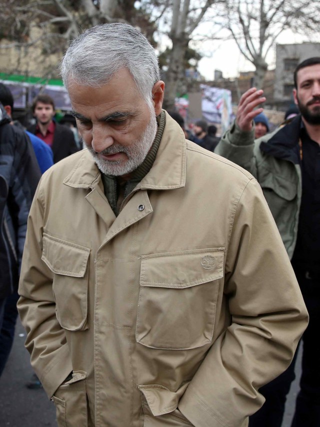 Jenderal Iran Qassem Soleimani. Foto: STR / AFP