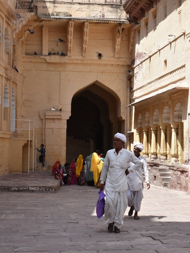 Pengunjung di Mehrangarh Fort, India. Foto: Khiththati/acehkini