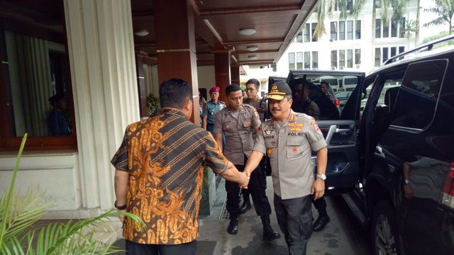 Kabaharkam Polri Komjen Pol Agus Andrianto ratas Polhukam