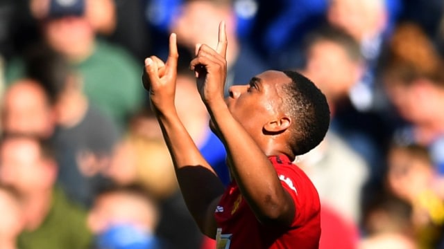 Anthony Martial mulai bisa diandalkan Manchester United. (Foto: Reuters/Dylan Martinez)