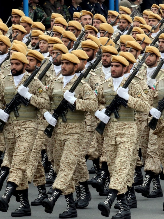 Ilustrasi Tentara Iran. Foto: AFP/STR