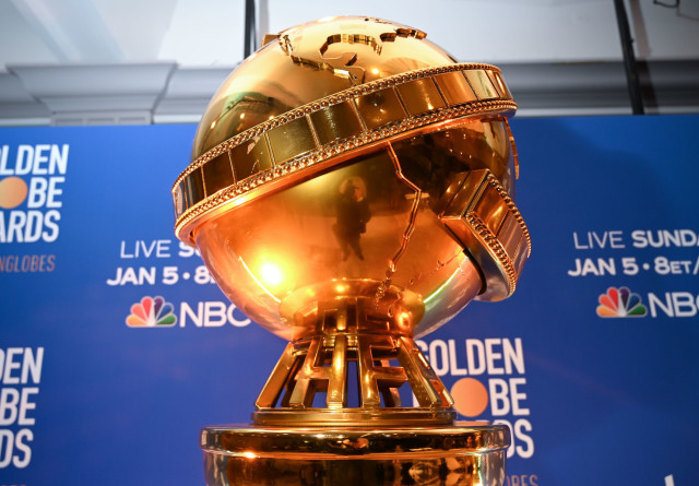 Trophy Golden Globes. Foto: AFP/Robyn BECK