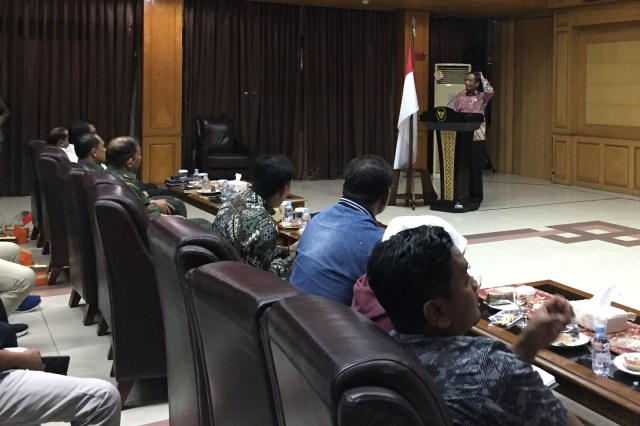 Menteri Koordinator Bidang Politik, Hukum, dan Keamanan Mahfud MD di Kemenkopolhukam, Jakarta, Senin (6/1). Foto: Darin Atiandina/kumparan