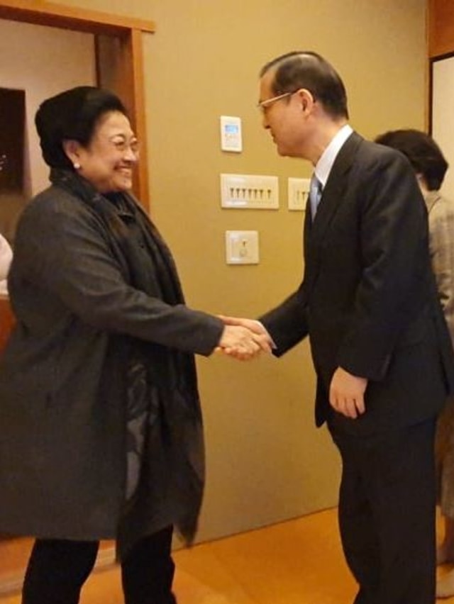 Megawati dijamu pimpinan Soka Gakkai International. Foto: Dok. PDIP