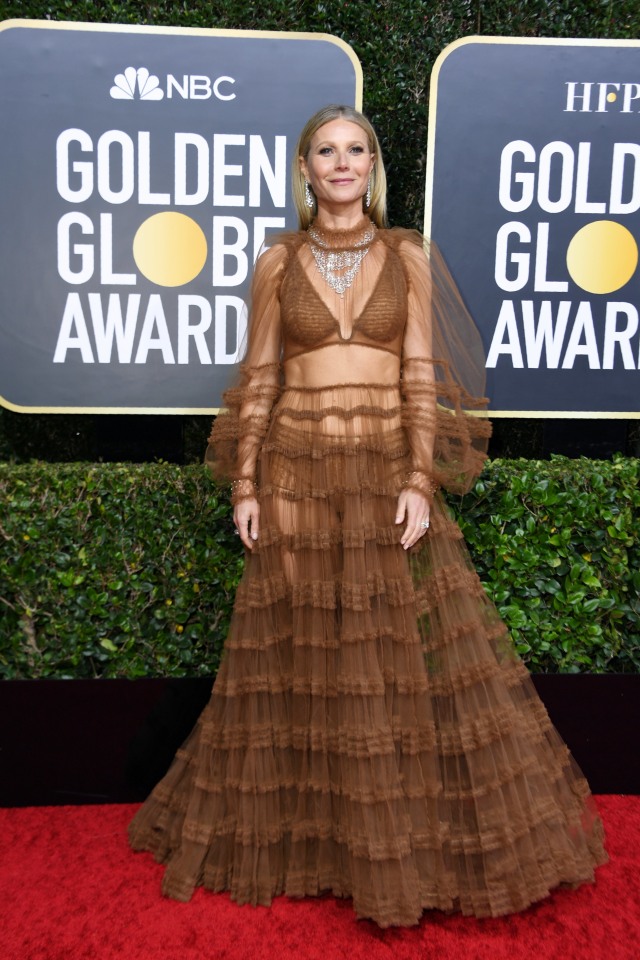 Parade Gaun Mewah Selebriti di Red Carpet Golden Globes 2020 (6267)