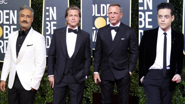 Inspirasi gaya pria dalam Golden Globes 2020. Foto: Reuters