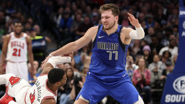 Pemain depan Dallas Mavericks Luka Doncic, Cover