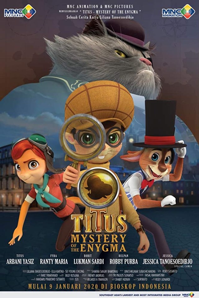 Poster film 'Titus - Mystery of the Enygma'. Dok: IMDb