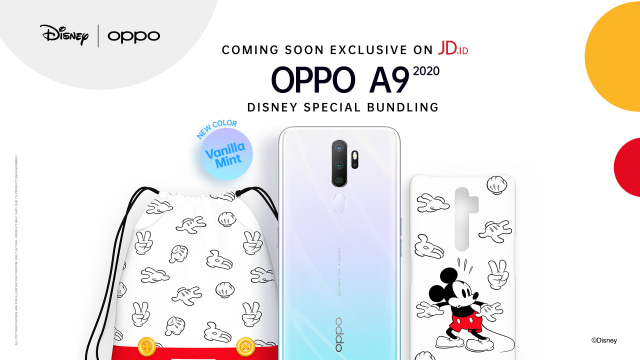 Smartphone Oppo A9 2020 edisi Disney. Foto: Dok. Oppo